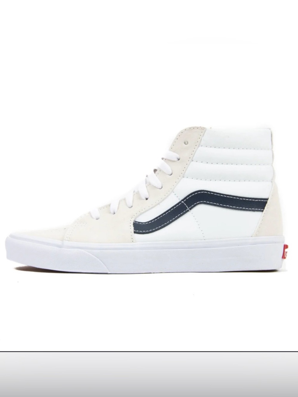 Vans Sk8-Hi Classic Sport High Top Sneakers True White / Dress Blues NIB Unisex